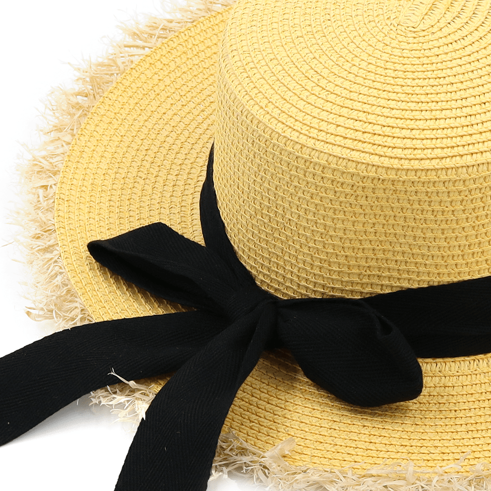 Női szalmakalap - sárga