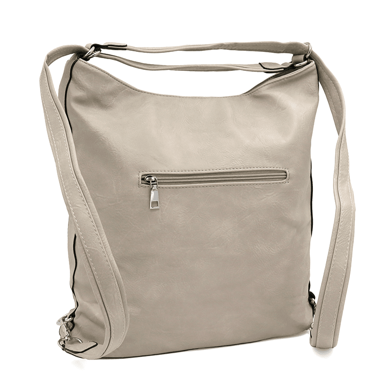 2 az 1-ben - Nagy táska és hátizsák Poli - ekru