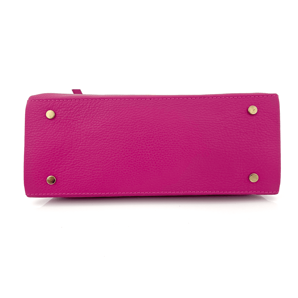Női táska természetes bőrből Viola - fukszia