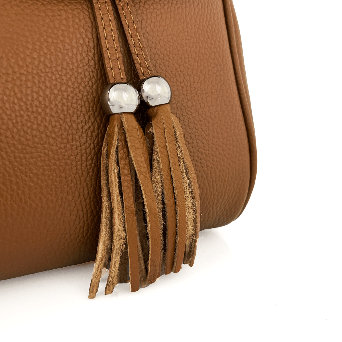 Női hátizsák természetes bőrből Venezia - cserépbarna