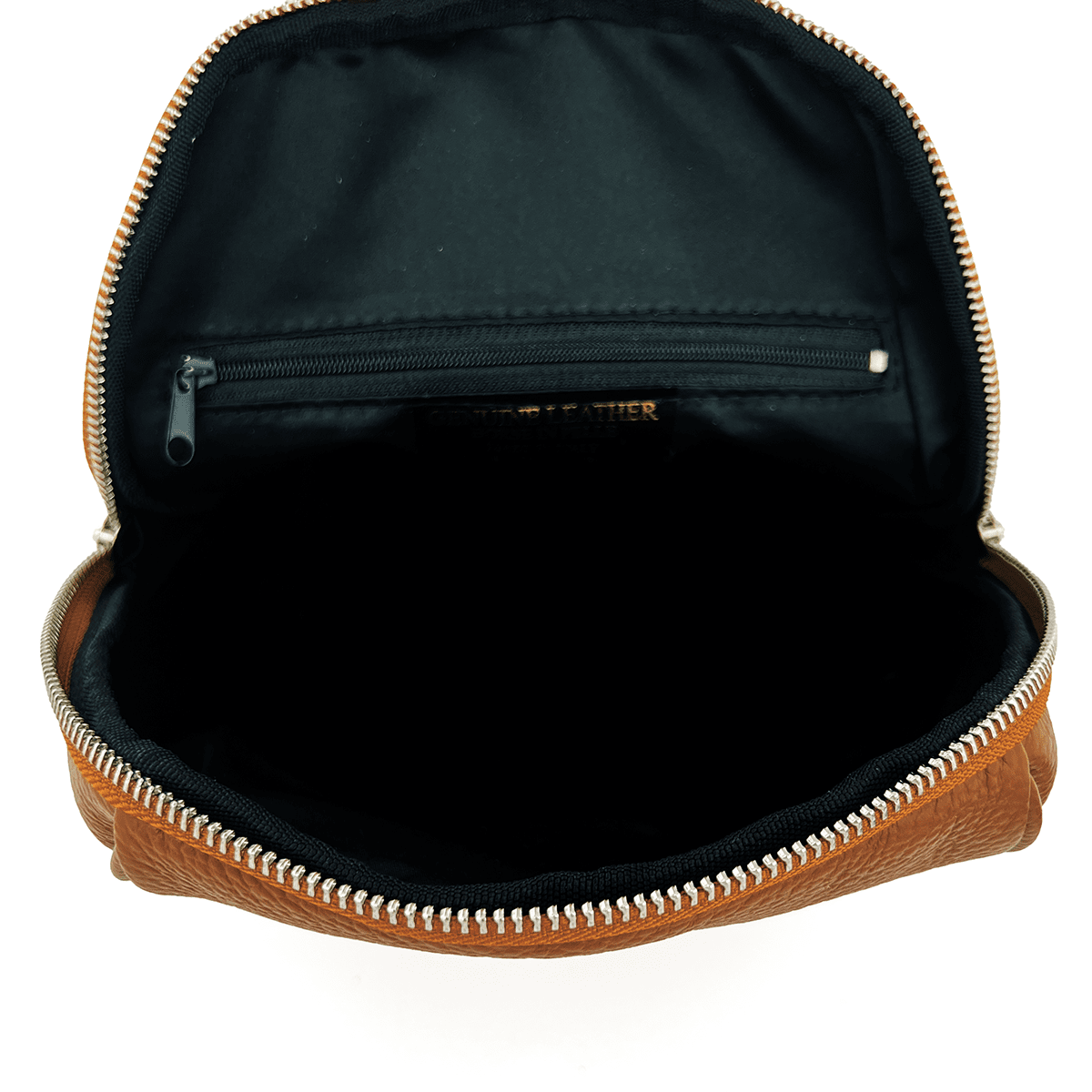 Női hátizsák természetes bőrből Venezia - cserépbarna