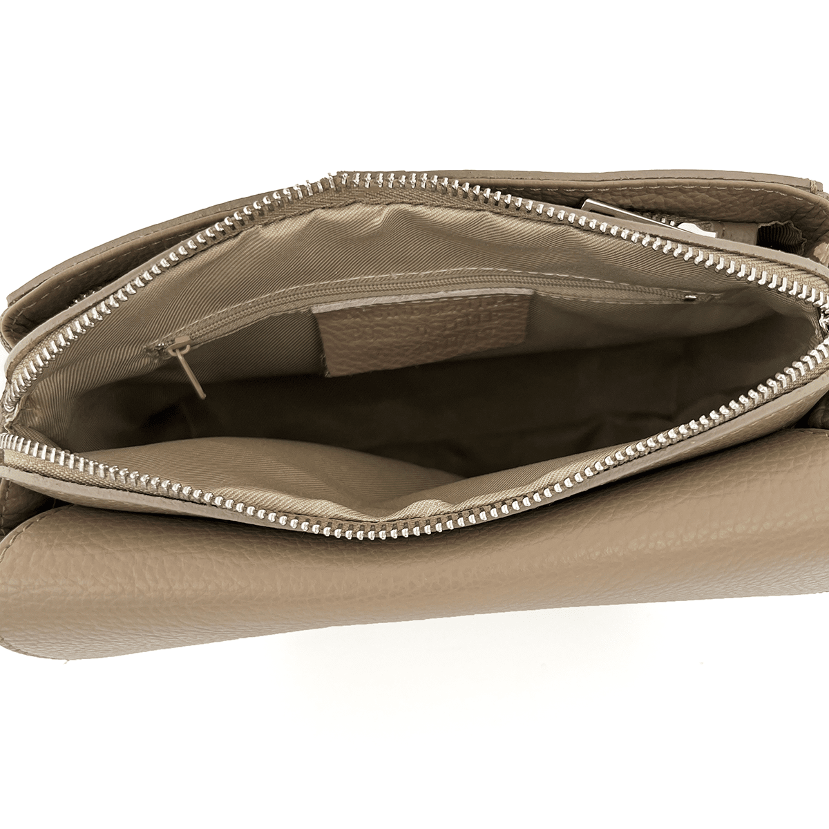 Válltáska természetes bőrből Milana - világosbarna