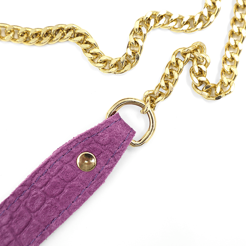 Női táska természetes bőrből - orchidea