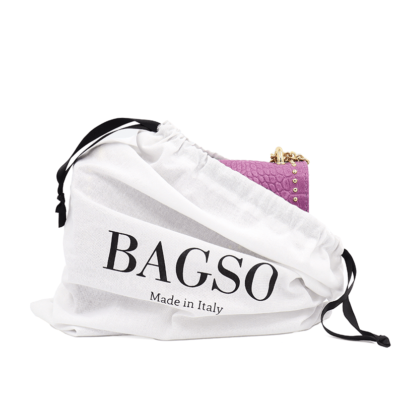 Női táska természetes bőrből - orchidea