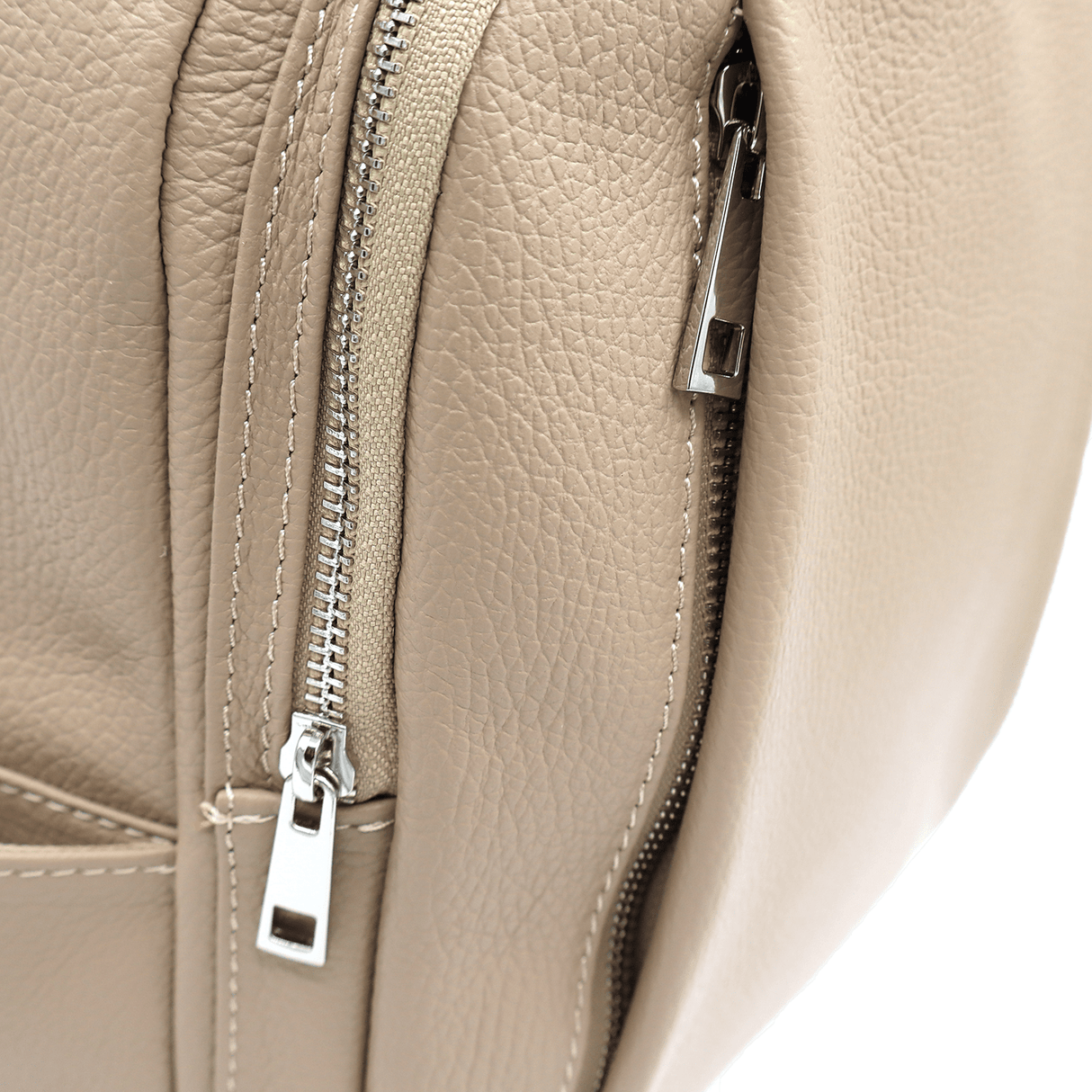 Elada természetes bőr hátizsák - világosbarna