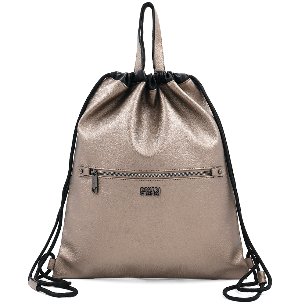 Ökológiai bőr táska - arany