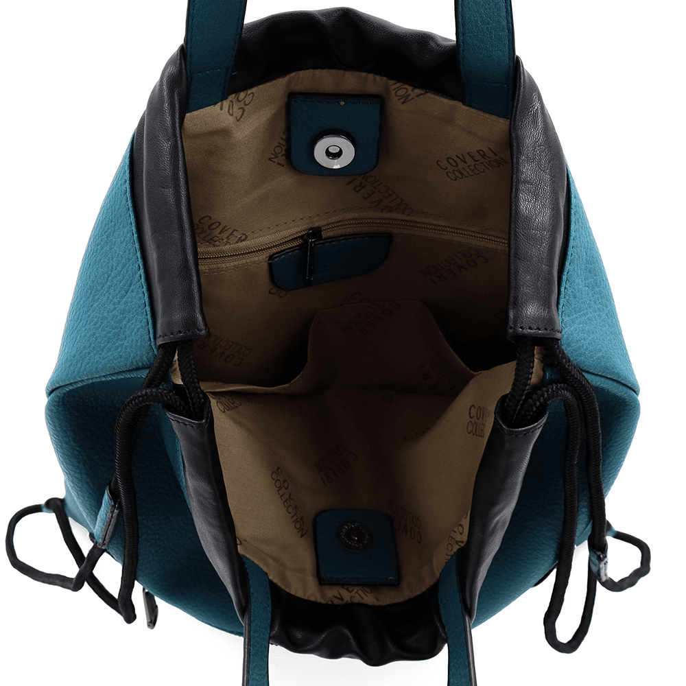 Ökológiai bőr táska - kék