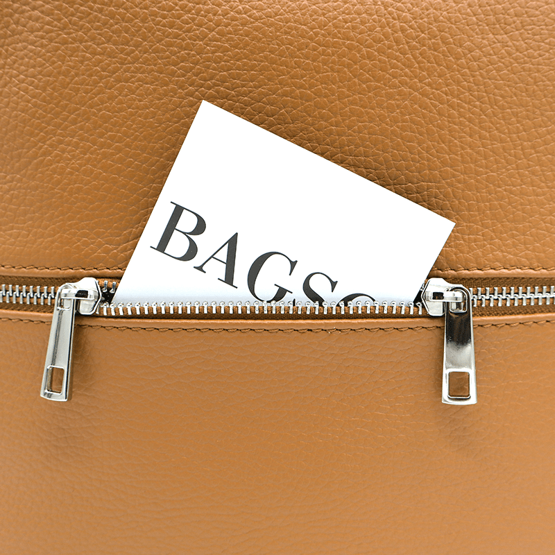 2 az 1-ben - Carmena természetes bőr táska és hátizsák - cserépbarna