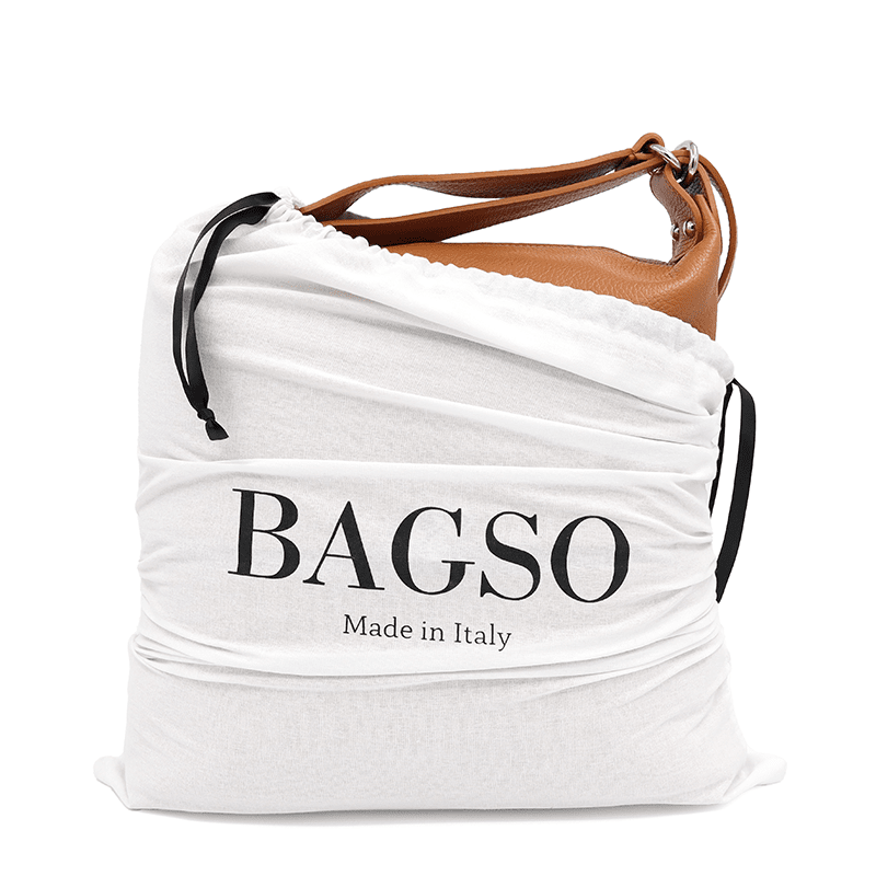 2 az 1-ben - Carmena természetes bőr táska és hátizsák - cserépbarna