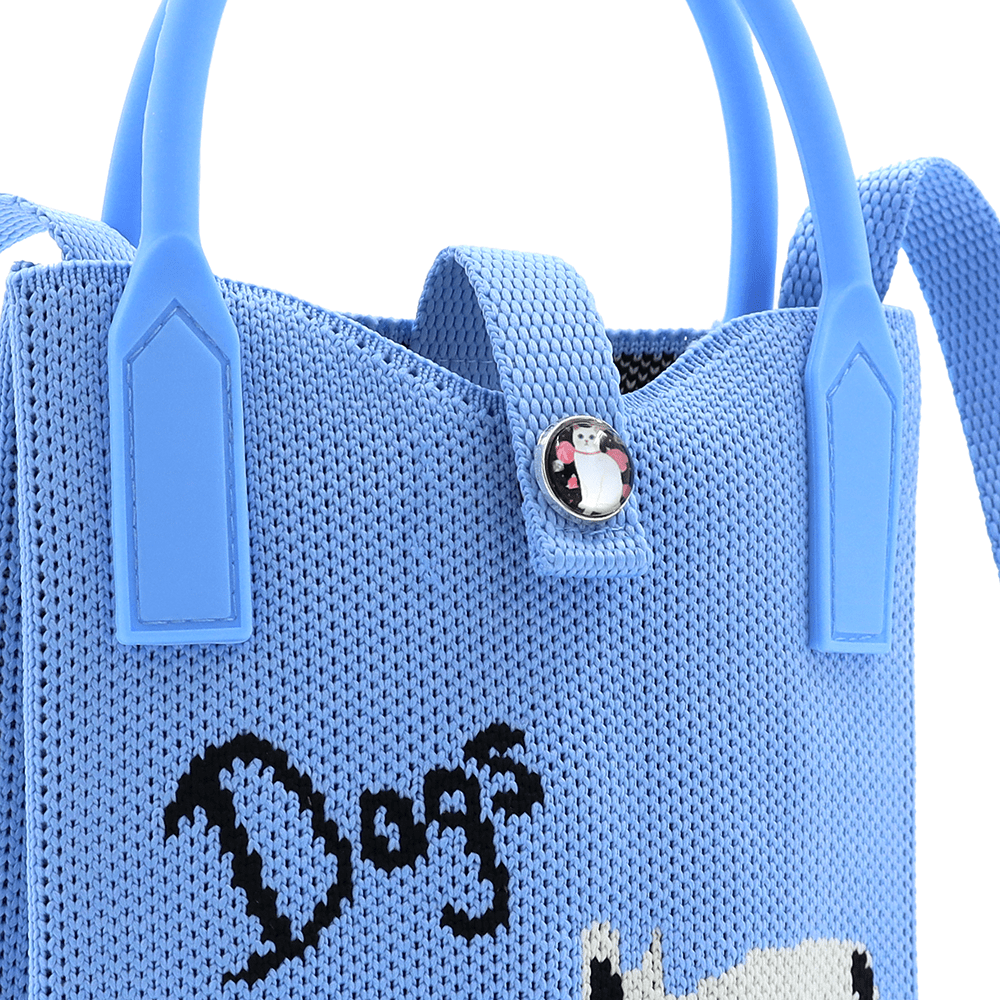 Gyermek válltáska - kék, kutyussal