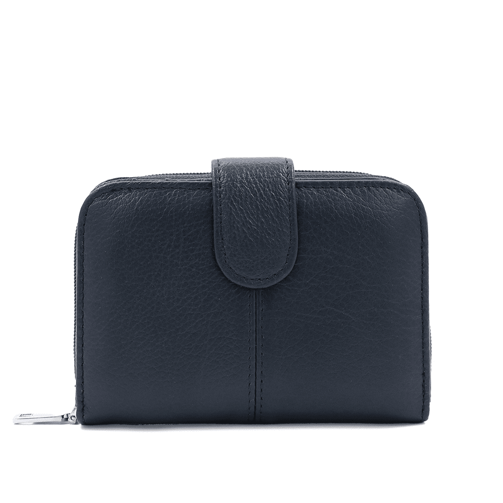 Női kompakt pénztárca - sötétkék