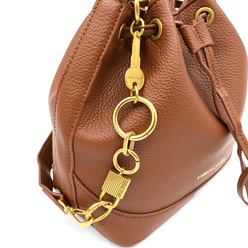 ENRICO COVERI - Luxus táska 2 fogantyúval - cserépkék