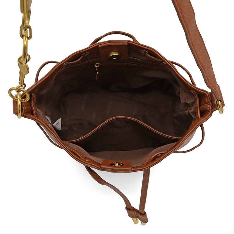 ENRICO COVERI - Luxus táska 2 fogantyúval - cserépkék