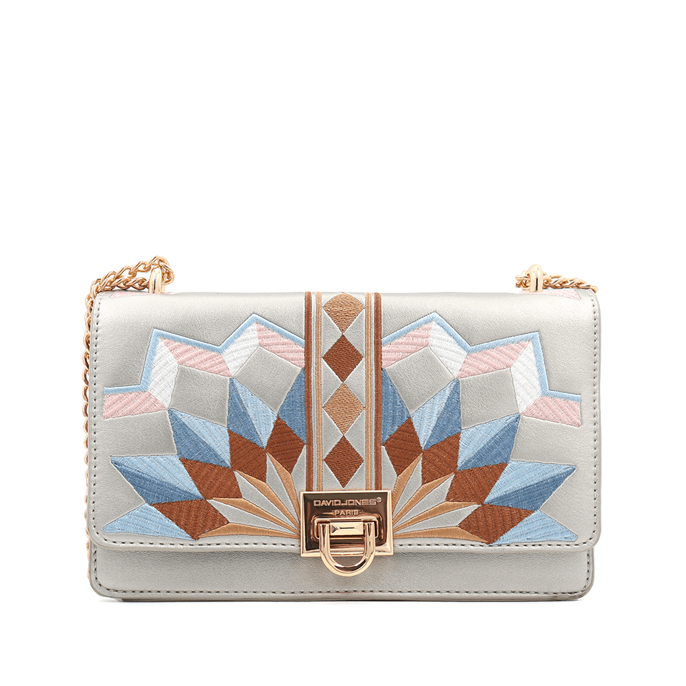 David Jones - Női válltáska - ezüst