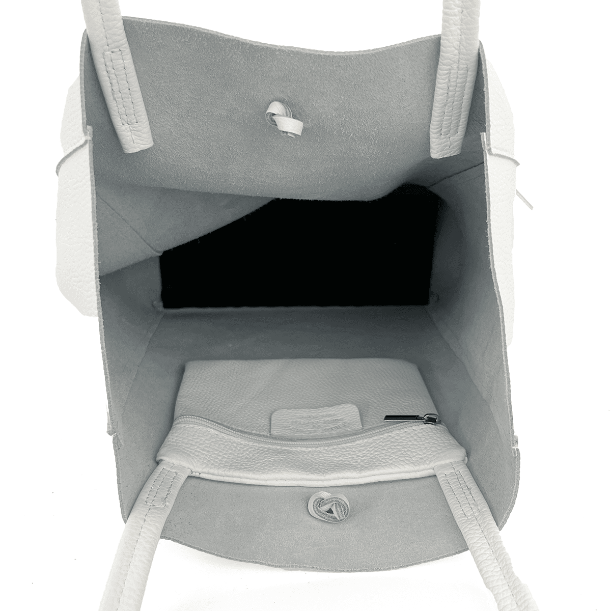 Táska típusú táska természetes bőr Sienna - fehér