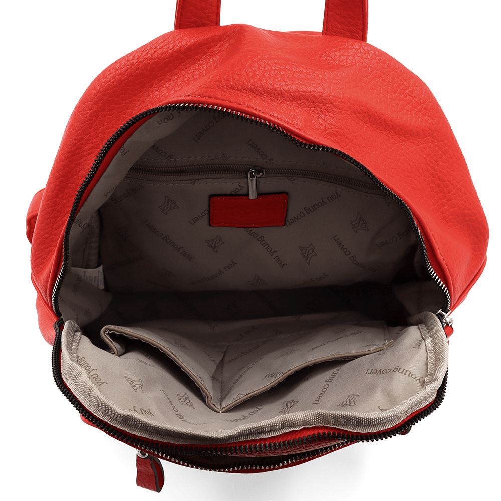 2 az 1-ben - Női hátizsák és táska Anna - piros