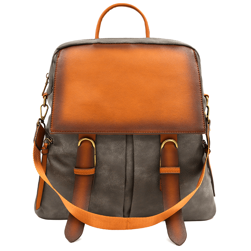 2 az 1-ben - Hátizsák és táska füstös hatású - szürke