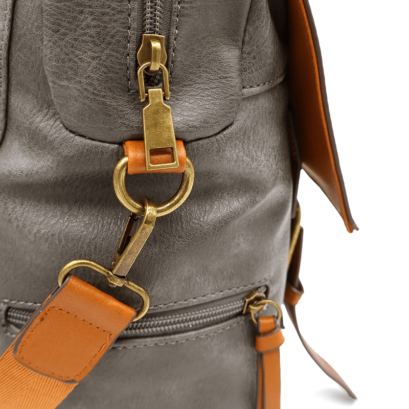 2 az 1-ben - Hátizsák és táska füstös hatású - szürke