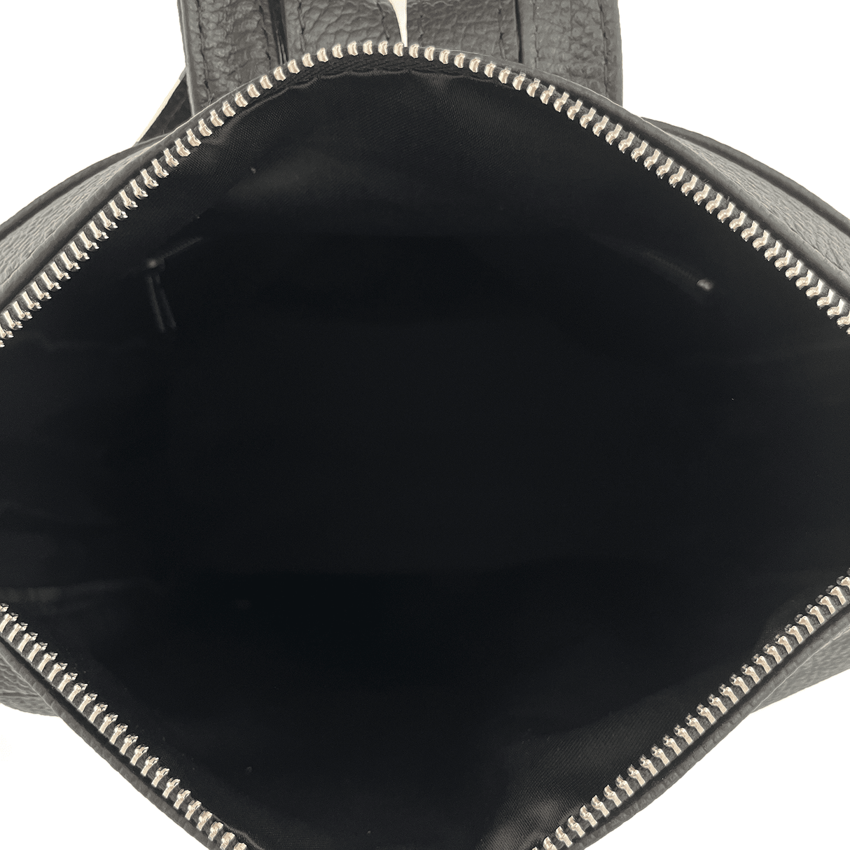 2 az 1-ben - Vittoria természetes bőr hátizsák és táska - fekete