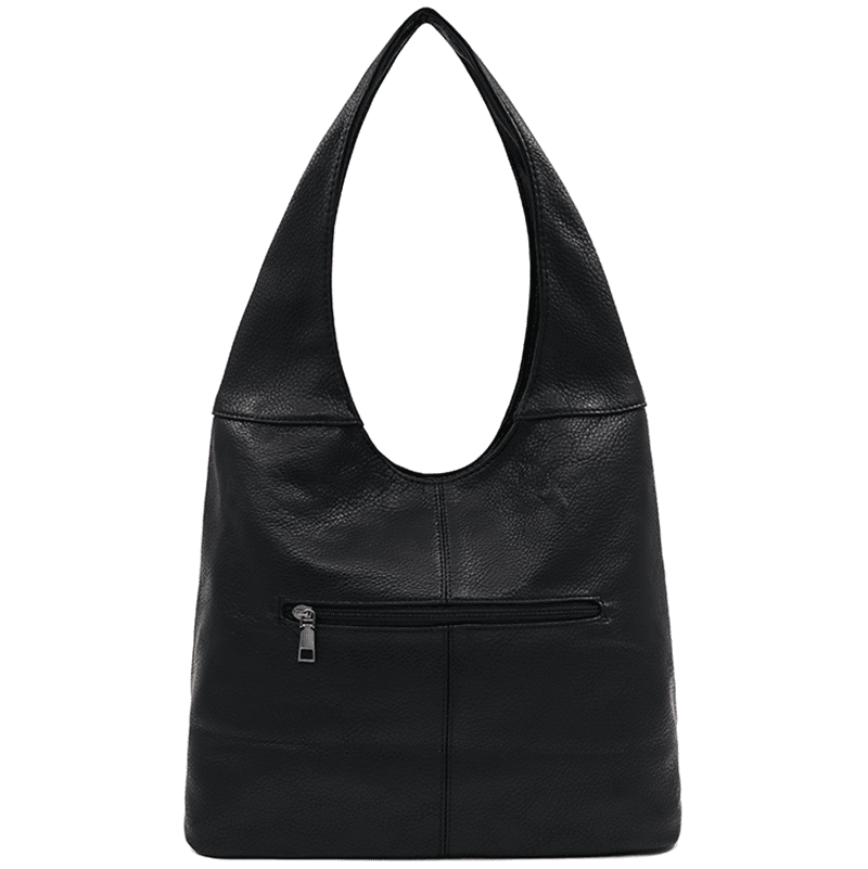 Nagy női táska, zsák típusú - fekete