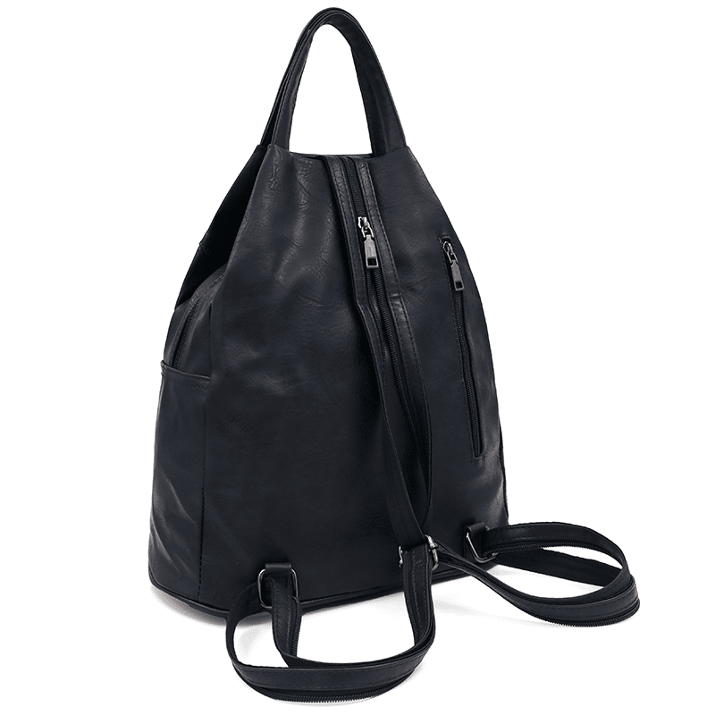 Női hátizsák titkos záródással - sötétkék