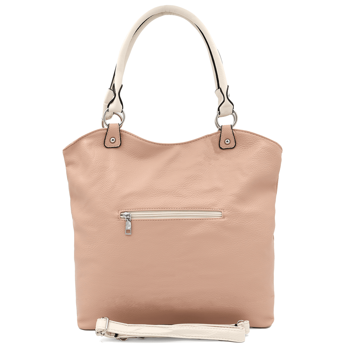 Zsák fazonú nagy női táska – rózsaszín