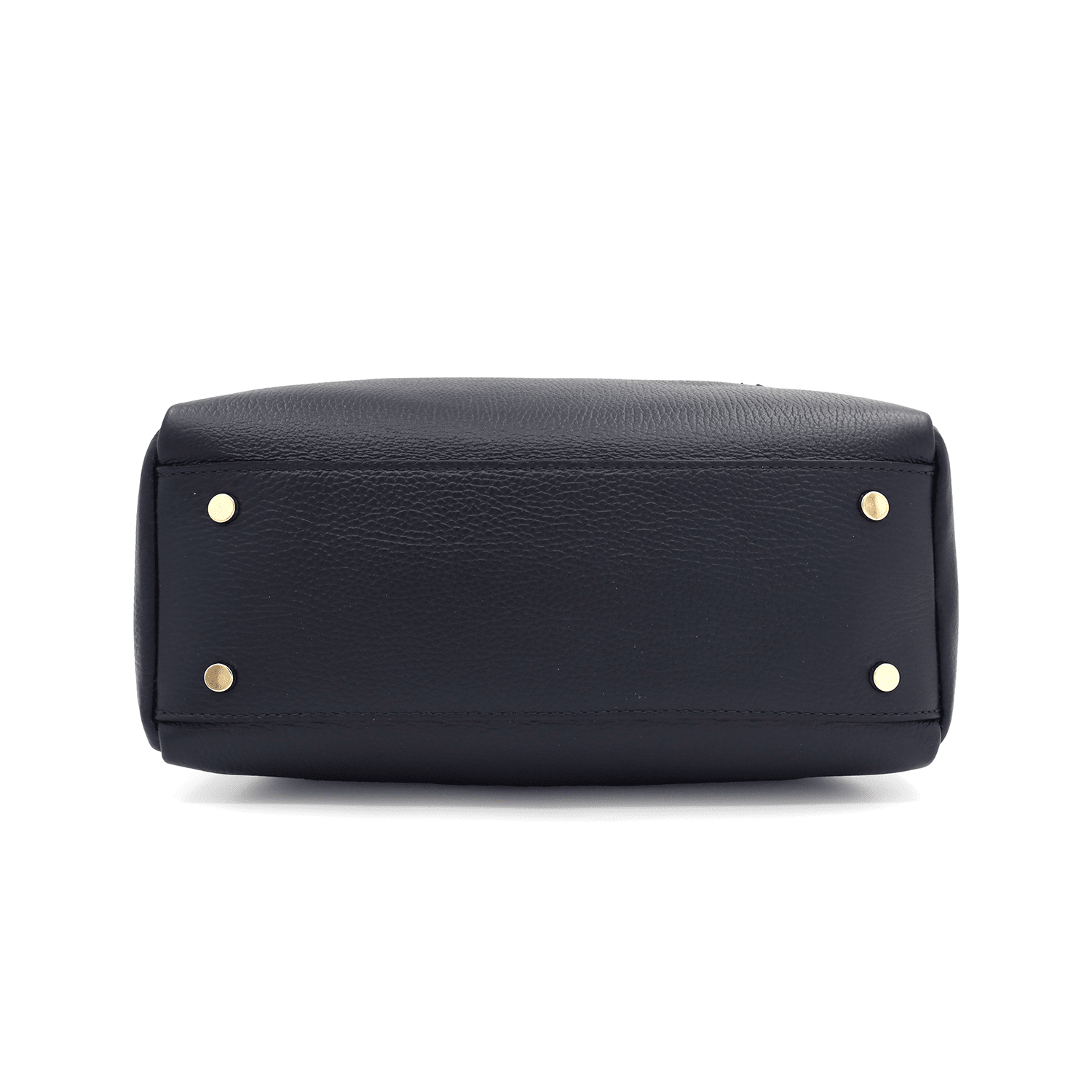 Női táska természetes bőrből Chloe - sötétkék