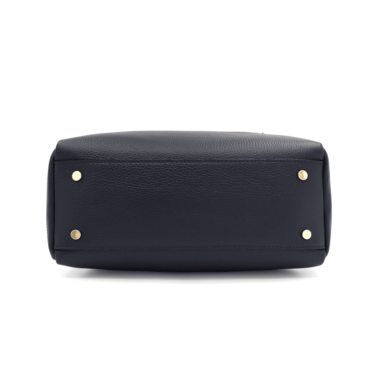 Női táska természetes bőrből Chloe - sötétkék