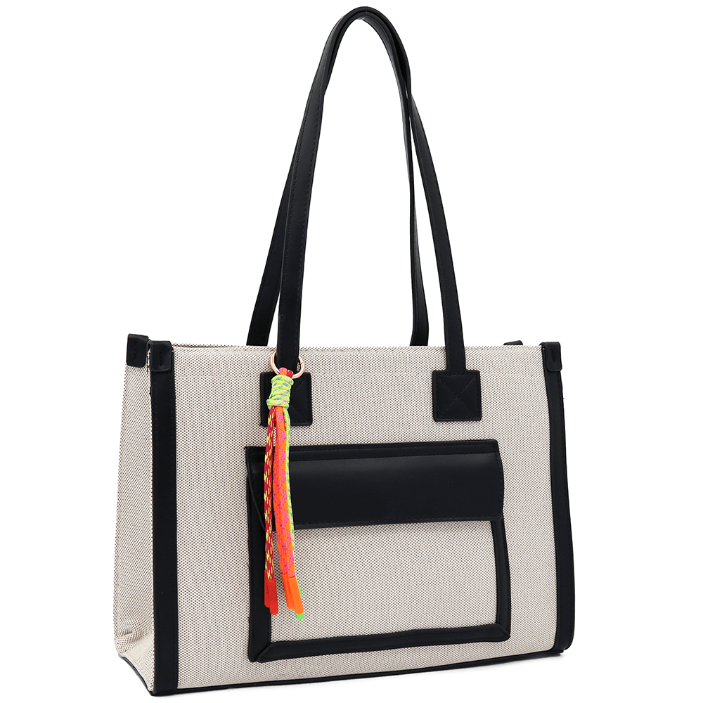 Érdekes női táska Yana - fekete