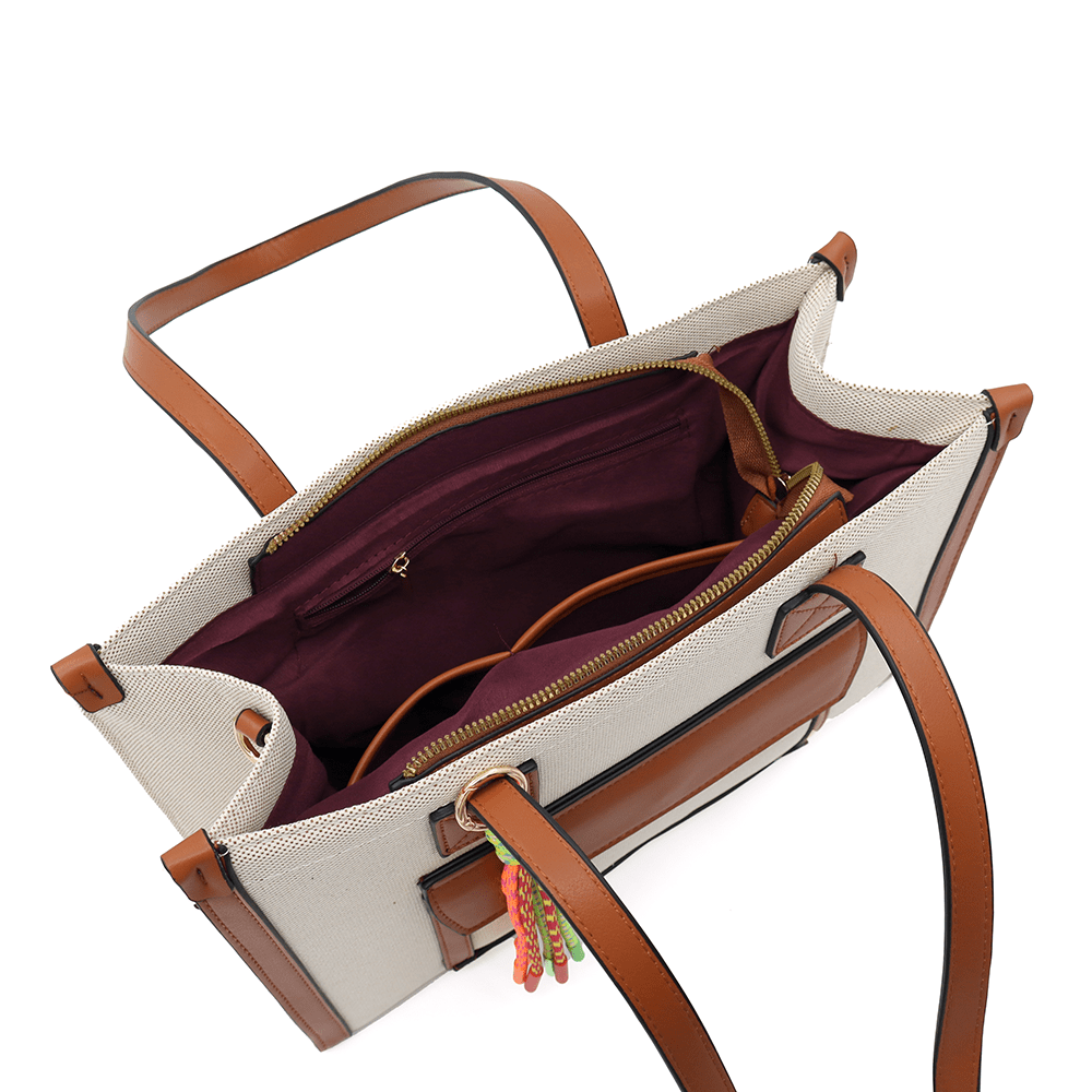 Érdekes női táska Yana - cseréptetőbarna