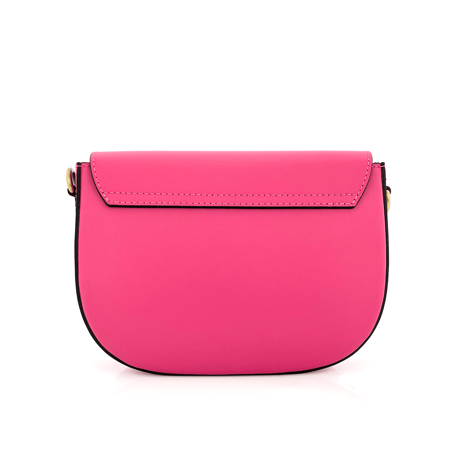 Ramona természetes bőr válltáska - fukszia