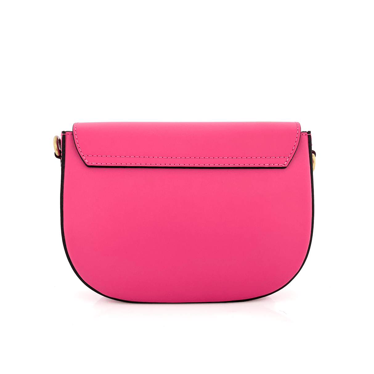 Ramona természetes bőr válltáska - fukszia