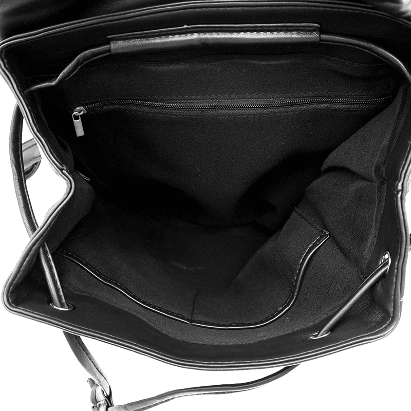 Női hátizsák Monika - fekete