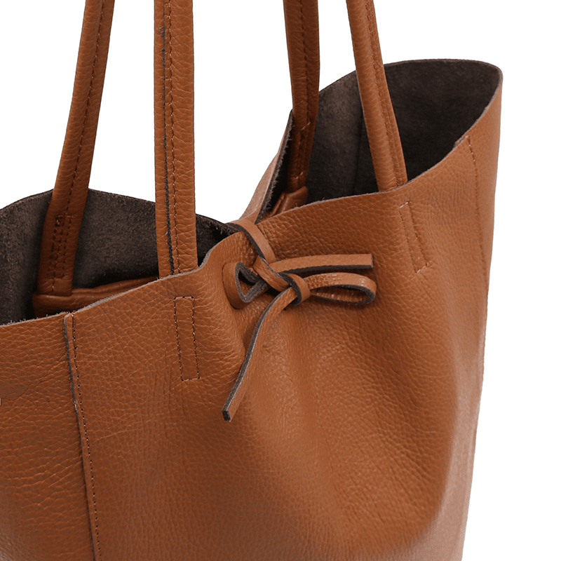 Táska típusú táska  természetes bőr Sienna - cseréptetős barna