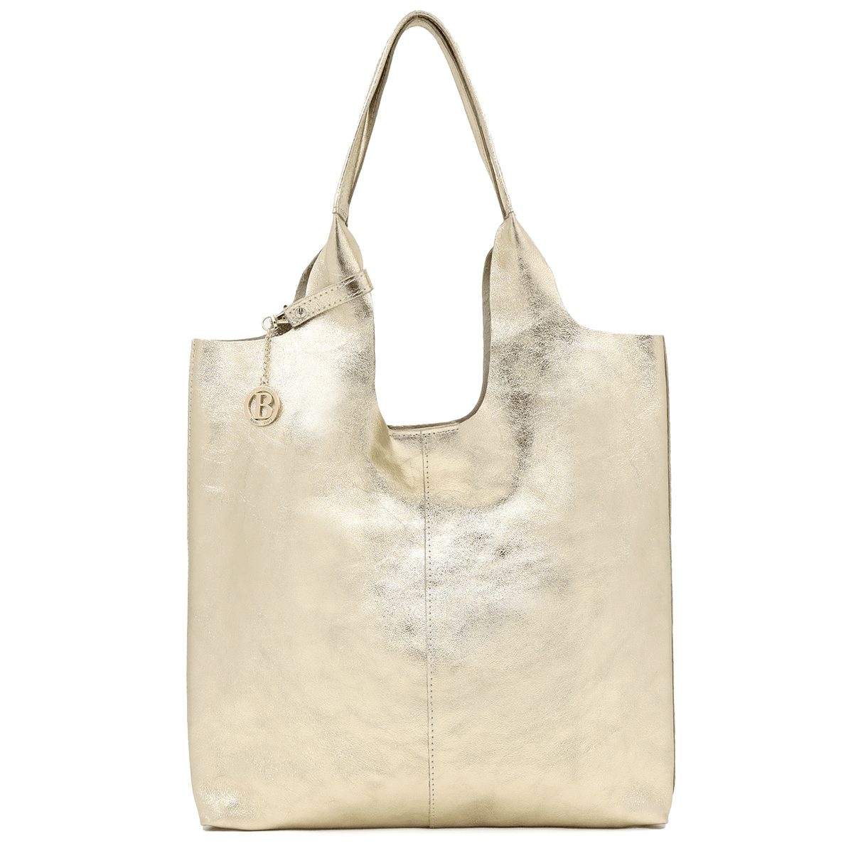 Anelia természetes bőr táska - arany