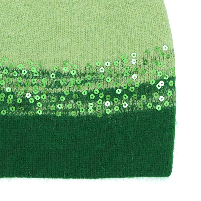 Puha téli sapka - zöld