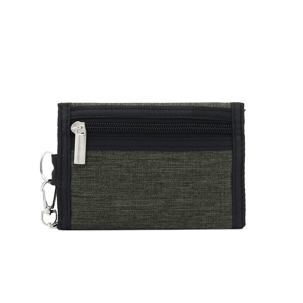 Unisex pénztárca kulcstartóval - zöld