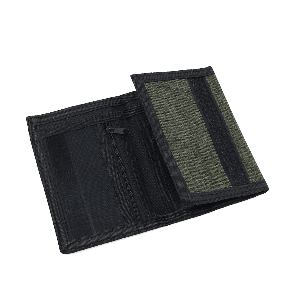 Unisex pénztárca kulcstartóval - zöld