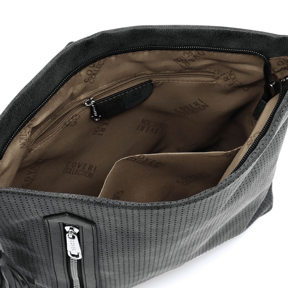 Női válltáska - fekete