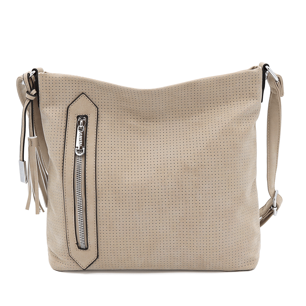 Női válltáska - világosbarna