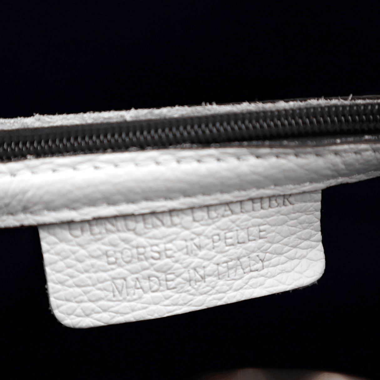 Női táska természetes bőrből, 2 fogantyúval Alba - fehér