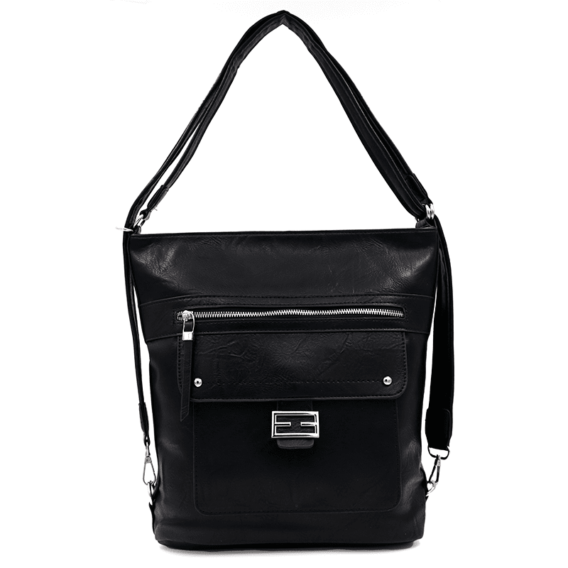 2 az 1-ben – Nagy táska és hátizsák – fekete