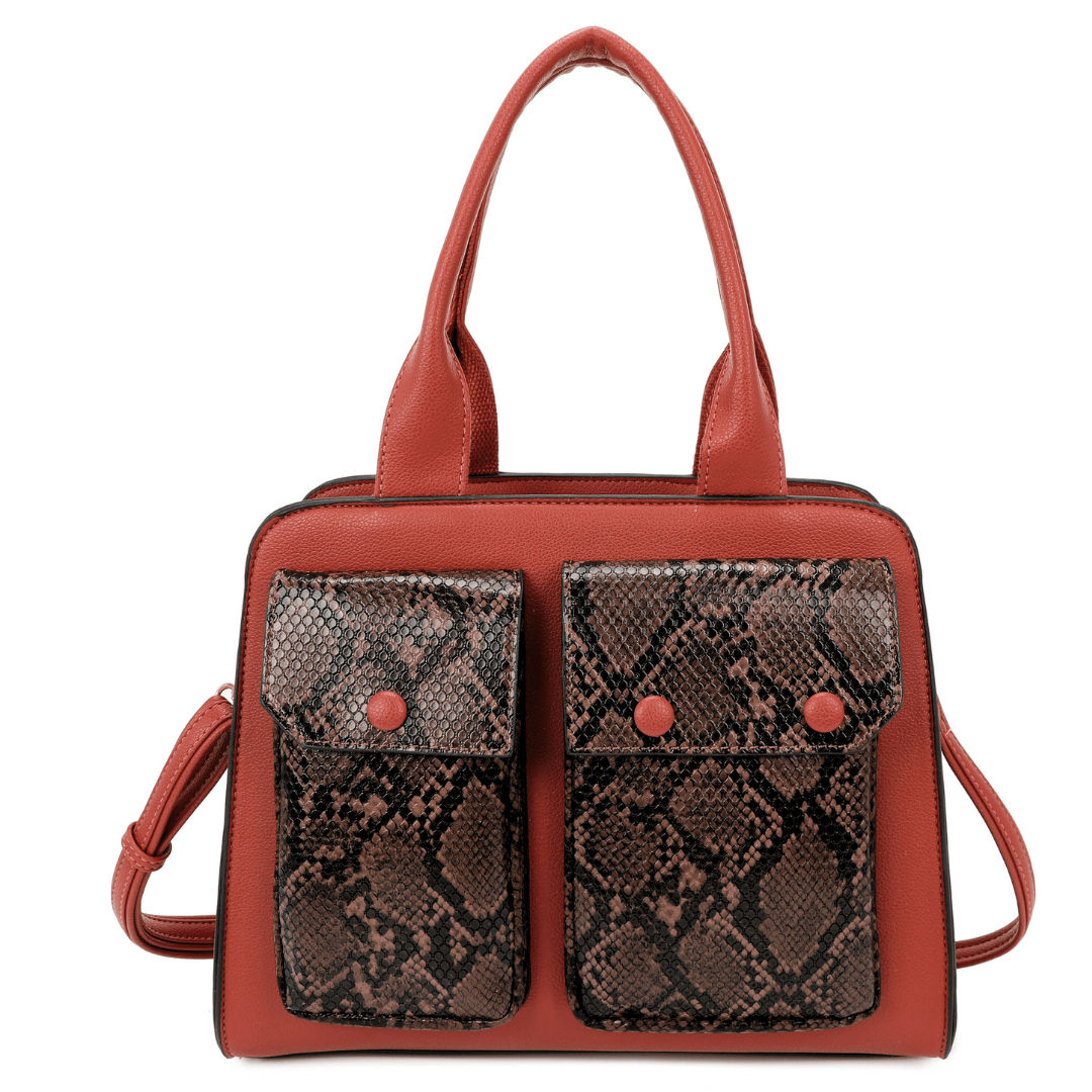 Női táska Sofi - korall mintával