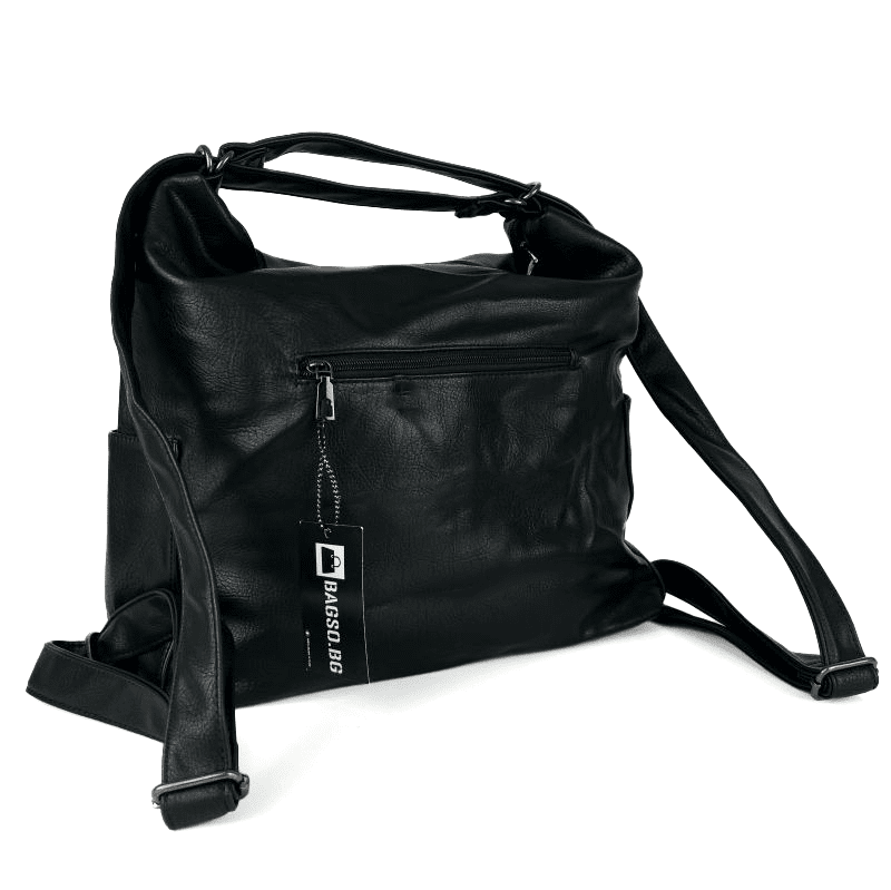 2 az 1-ben – Nagy táska és hátizsák – fekete