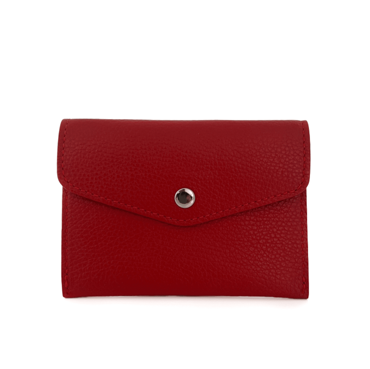 Természetes bőr pénztárca - piros