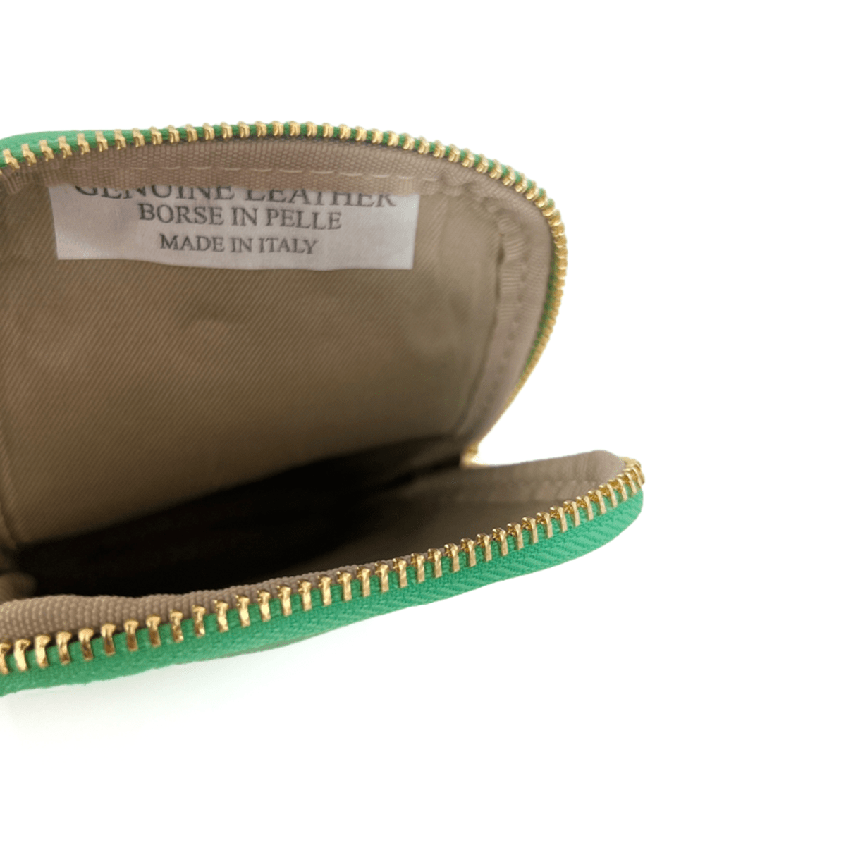 2 az 1-ben – táska és pénztárca természetes bőrből – zöld