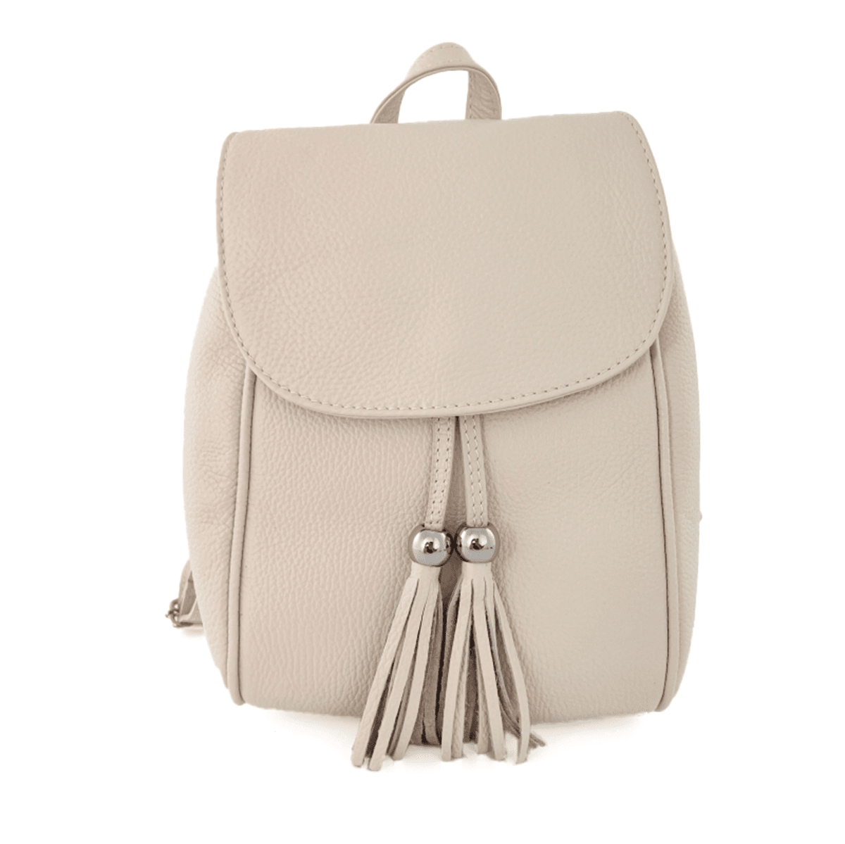 Női hátizsák természetes bőrből Venezia - bézs