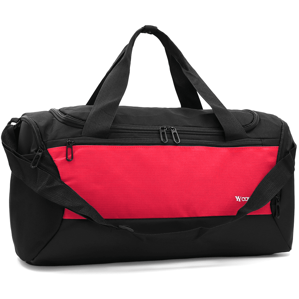 Nagy utazótáska zsák típusú - fekete/piros