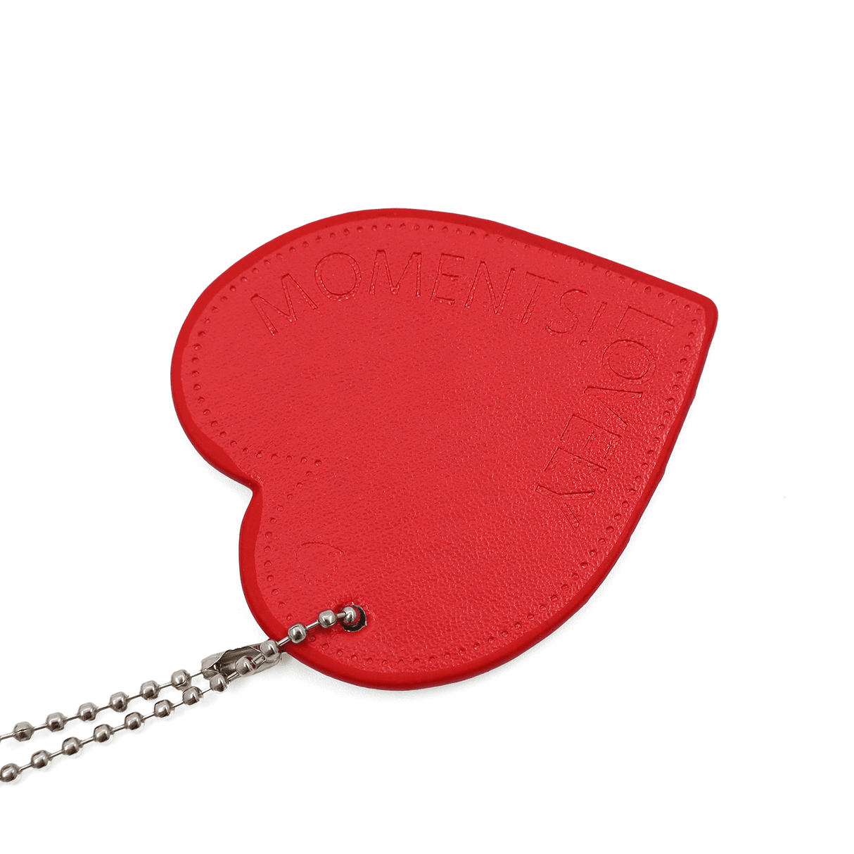 Kulcstartó szív - piros