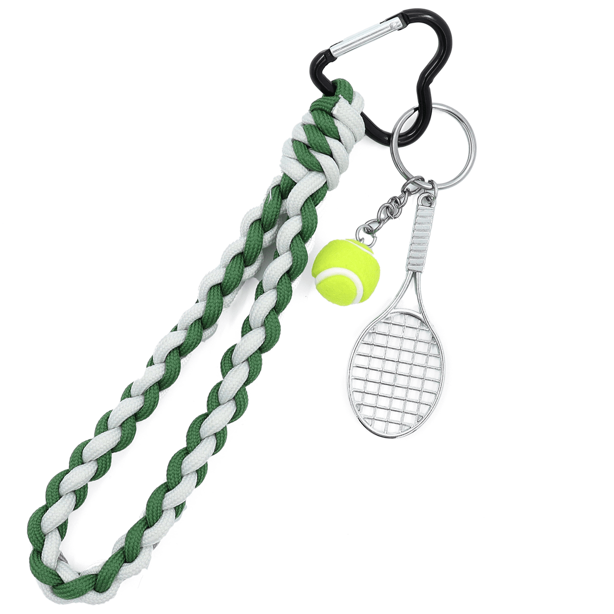 Kulcstartó teniszütő - zöld